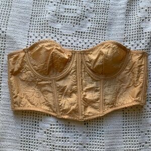 Zara Boned corset top size 32B Silk Blend